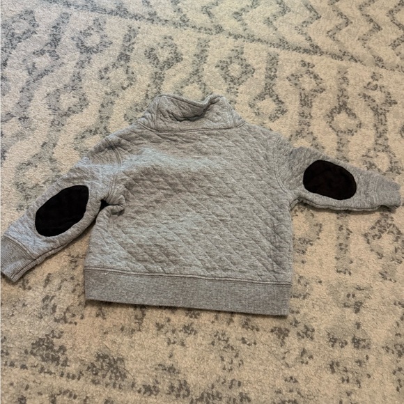 Janie and Jack Gray Quilted Sweater - Picture 3 of 3